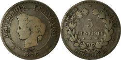 World Coins - Coin, France, Cérès, 5 Centimes, 1876, Bordeaux, , Bronze, KM:821.2