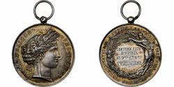 World Coins - France, Medal, Grand Concours Musical de Vanves (Seine), 1885, Bronze,