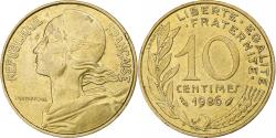 World Coins - France, 10 Centimes, Marianne, 1986, Pessac, Aluminum-Bronze,