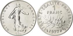 World Coins - France, Franc, Semeuse, 1977, Monnaie de Paris, série FDC, Nickel,