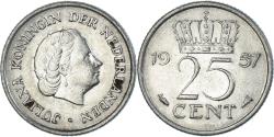 World Coins - Coin, Netherlands, 25 Cents, 1957