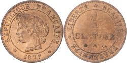 World Coins - Coin, France, Cérès, Centime, 1877, Paris, , Bronze, KM:826.1