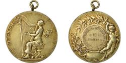 World Coins - Algeria, Medal, Concours de Musique de Philippeville, 1895, Rivet,