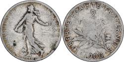 World Coins - France, 2 Francs, Semeuse, 1900, Paris, Silver, , Gadoury:532, KM:845.1