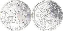 World Coins - France, 10 Euro, Lorraine, 2010, , Silver