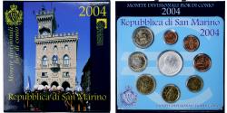 World Coins - San Marino, Set 9 monnaies EURO BU, 2004, BU,