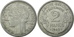 World Coins - Coin, France, Morlon, 2 Francs, 1945, Castelsarrasin, , Aluminum