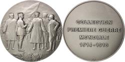 World Coins - France, Medal, L'Amérique se joint aux alliés, History, Pillet,