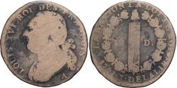 World Coins - France, Louis XVI, 12 deniers françois, 1791 / AN 3, Paris, Bronze,