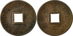 World Coins - Coin, FRENCH COCHIN CHINA, 2 Sapeque, 1879, Paris, , Bronze, KM:2