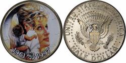 Us Coins - United States, Half Dollar, Lady Diana, 1997, U.S. Mint, Cupro Nickel,