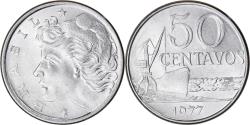 World Coins - Coin, Brazil, 50 Centavos, 1977, , Stainless Steel, KM:580b