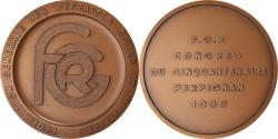 World Coins - France, Medal, Congrès, Fédération Générale des Retraités, 1986,