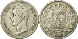 World Coins - Coin, France, Charles X, 5 Francs, 1826, Lille, , Silver, KM:720.13