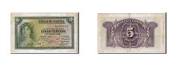 World Coins - Banknote, Spain, 5 Pesetas, 1935, KM:85a, AU(50-53)