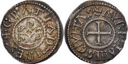 World Coins - West Francia, Charles le Chauve, Denier, 843-877, Orléans, Billon,
