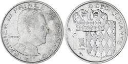 World Coins - Coin, Monaco, Rainier III, Franc, 1966, , Nickel, KM:140, Gadoury:MC