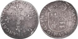 World Coins - Coin, France, Louis XIII, 1/4 Ecu, 1611, Pau, , Silver, Gadoury:30