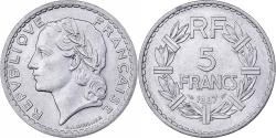 World Coins - France, 5 Francs, Lavrillier, 1947, Paris, Aluminum, , KM:M8