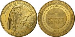 World Coins - France, Token, Audrix - Gouffre de Proumeyssac, 2013, Copper-nickel Aluminium