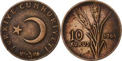 World Coins - Turkey, 10 Kurus, 1964