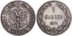 World Coins - Coin, Finland, Alexander II, Markka, 1874, Helsinki, , Silver, KM:3.2