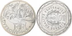 World Coins - France, 10 Euro, Auvergne, 2012, Silver, , KM:1864