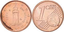World Coins - San Marino, 1 Centime, 2004, Rome, Copper Plated Steel, , KM:440
