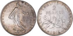 World Coins - Coin, France, Semeuse, 2 Francs, 1916, Paris, , Silver, KM:845.1
