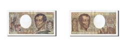 World Coins - Banknote, France, 200 Francs, 200 F 1981-1994 ''Montesquieu'', 1992, VF(30-35)