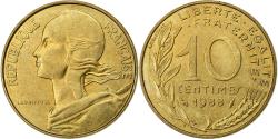 World Coins - France, 10 Centimes, Marianne, 1988, Paris, Aluminum-Bronze,