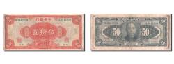 World Coins - Banknote, China, 50 Dollars, 1928, VF(30-35)
