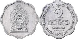 World Coins - Sri Lanka, 2 Cents, 1978, Aluminum, , KM:138