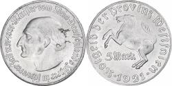 World Coins - Germany, Westfalen, Freiherr vom Stein, 5 Mark, 1921, Menden,