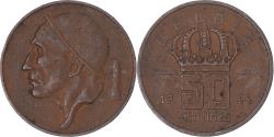 World Coins - Coin, Belgium, 50 Centimes, 1954