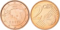 World Coins - Estonia, 2 Euro Cent, 2011, Vantaa, BU, , Copper Plated Steel, KM:62