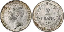 World Coins - Belgium, Albert I, 2 Francs, 2 Frank, 1912, Silver, , KM:75
