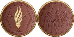 World Coins - Germany, Medal, Verein für Feuerbestattung, Meissen, 1921, Porcelain, Gilded