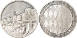World Coins - Monaco, Medal, Prince Rainier III, Politics, Society, War, , Silver