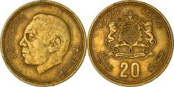 World Coins - Coin, Morocco, al-Hassan II, 20 Santimat, 1974, , Aluminum-Bronze