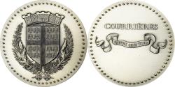 World Coins - France, Medal, Ville de Courrières, 1983, Silvered bronze,