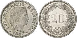 World Coins - Switzerland, 20 Rappen, 1987, Bern, Copper-nickel, , KM:29a