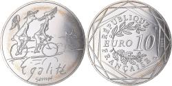 World Coins - France, 10 Euro, Monnaie de Paris, Sempé - Été - Égalité, 2014,