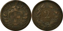 World Coins - Coin, Switzerland, 2 Rappen, 1851, Bern, , Bronze, KM:4.1