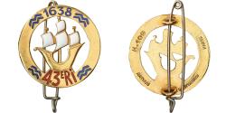 World Coins - France, 43ème Régiment d'Infanterie, Military, Broche, Excellent Quality