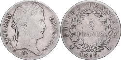 World Coins - France, Napoleon I, 5 Francs, 1815, Bayonne, Silver, , Gadoury:595