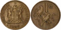 World Coins - South Africa, Cent, 1987