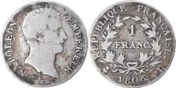 World Coins - Coin, France, Napoléon I, Franc, 1806, Bayonne, , Silver, KM:672.6