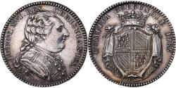 World Coins - France, Token, Louis XVI, Etats de Bourgogne, 1785, Silver, Duvivier,