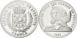 World Coins - France, Medal, Premier Vote des Femmes en France, History, , Silver